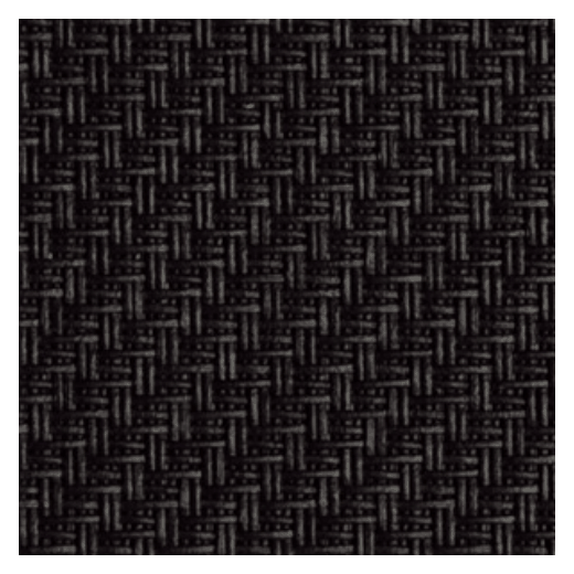 Serge 1% charcoal screen fabric, front side
