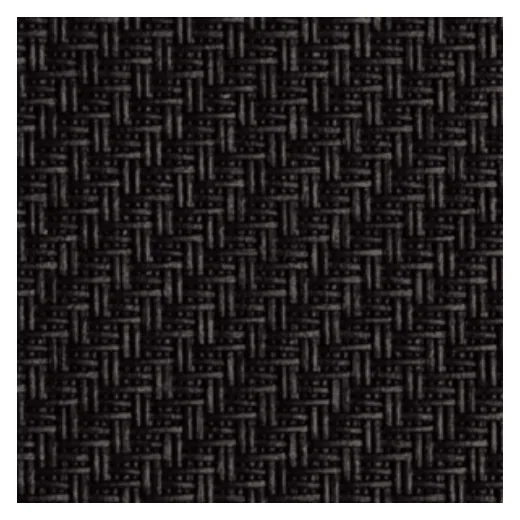 Serge 1% charcoal screen fabric, front side