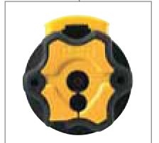 Somfy LT 50 star head, detail view