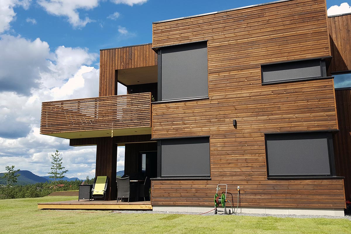 ZIP Screen Robust Solskjerming. Egen nettbutikk Solskjerming AS